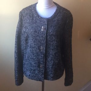 Michael Kors wool blend blazer jacket